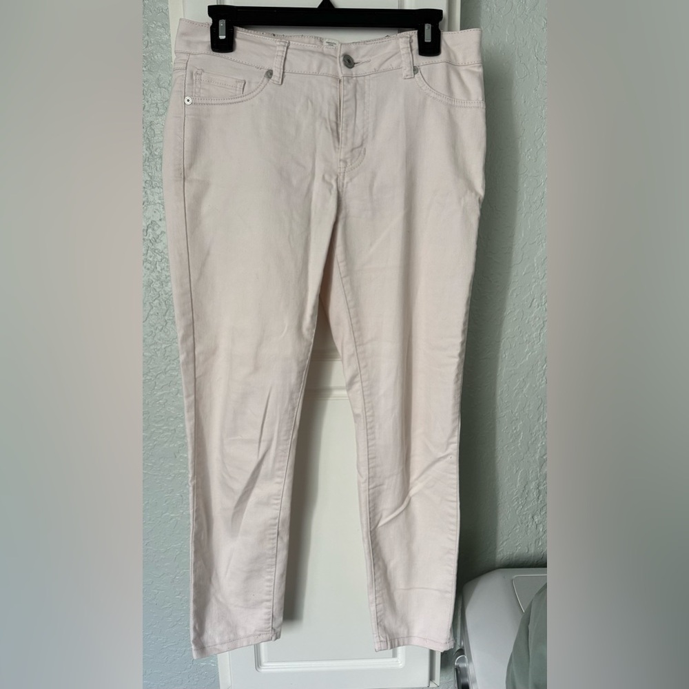Artisan Ny women’s pale pink skinny jeans size 6